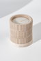 Aberto Design Vela Beige de Concreto con Aroma a Ámbar para Decoración del Hogar Elegante y Sofisticada